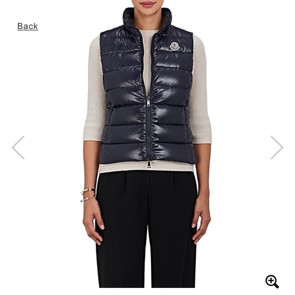 moncler ghany vest blue moncler ghany vest blue